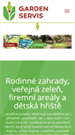 Mobile Screenshot of gardenservis.cz